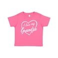 thumbnail image 1 of Inktastic I Love My Grandpa in White Chalk Heart Boys or Girls Baby T-Shirt, 1 of 5