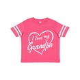 thumbnail image 1 of Inktastic I Love My Grandpa in White Chalk Heart Boys or Girls Toddler T-Shirt, 1 of 5