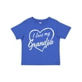 thumbnail image 1 of Inktastic I Love My Grandpa in White Chalk Heart Boys or Girls Toddler T-Shirt, 1 of 5