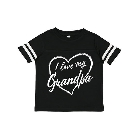 Inktastic I Love My Grandpa in White Chalk Heart Boys or Girls Toddler T-Shirt
