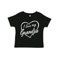 thumbnail image 1 of Inktastic I Love My Grandpa in White Chalk Heart Boys or Girls Toddler T-Shirt, 1 of 5