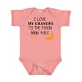 thumbnail image 1 of Inktastic I Love My Grandpa to the Moon and Back Boys or Girls Baby Bodysuit, 1 of 5