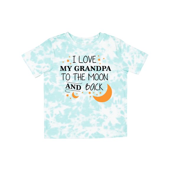 Inktastic I Love My Grandpa to the Moon and Back Boys or Girls Toddler T-Shirt