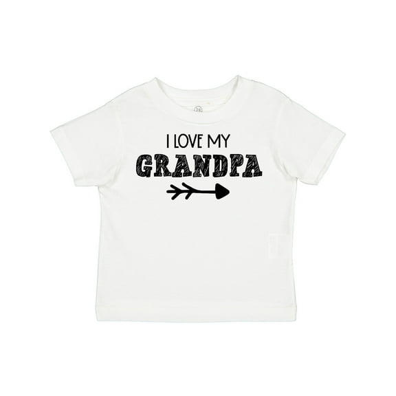 Inktastic I Love My Grandpa with Arrow Boys or Girls Toddler T-Shirt