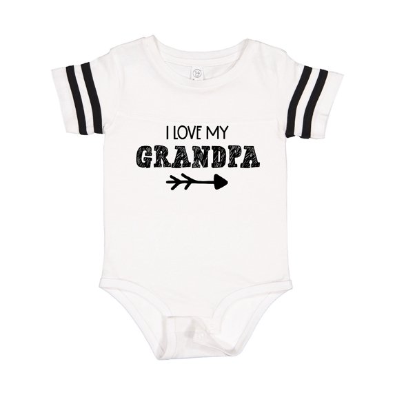 Inktastic I Love My Grandpa with Arrow Gift Baby Boy or Baby Girl Bodysuit