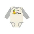 thumbnail image 1 of Inktastic I Love My Grandpa with Pineapple Girls Long Sleeve Baby Bodysuit, 1 of 5