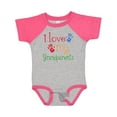 thumbnail image 1 of Inktastic I Love My Grandparents Boys or Girls Baby Bodysuit, 1 of 5