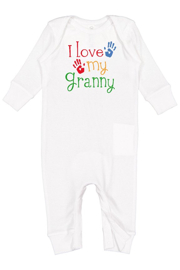I Love My Granny Baby Romper Coveralls