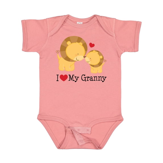 Inktastic I Love My Granny Boys or Girls Baby Bodysuit