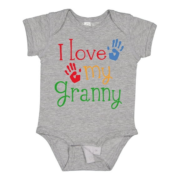 Inktastic I Love My Granny Boys or Girls Baby Bodysuit