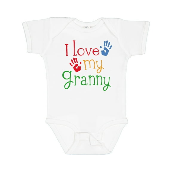 Inktastic I Love My Granny Boys or Girls Baby Bodysuit