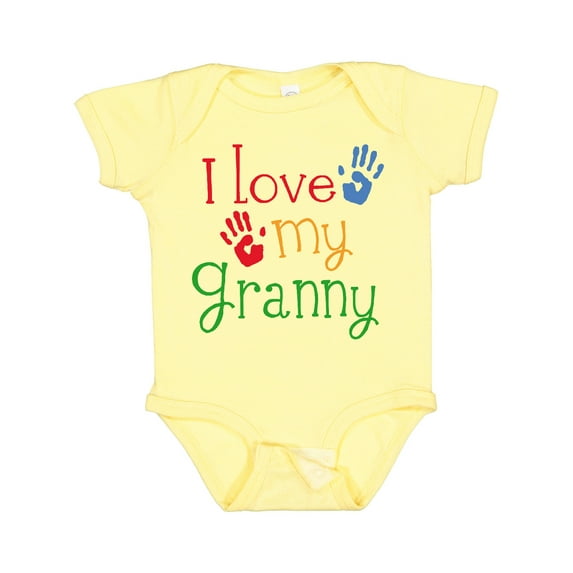 Inktastic I Love My Granny Boys or Girls Baby Bodysuit