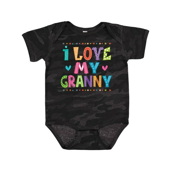 Inktastic I Love My Granny Cute Granddaughter Gift Girls Baby Bodysuit