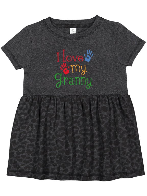 I Love My Granny Girls Baby Dress