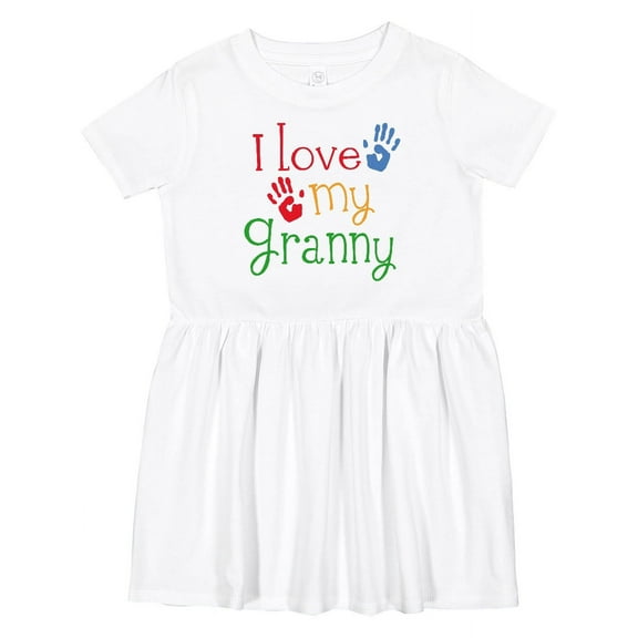 Inktastic I Love My Granny Girls Toddler Dress