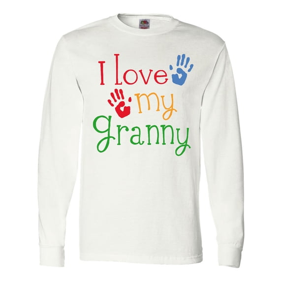 Inktastic I Love My Granny Long Sleeve T-Shirt