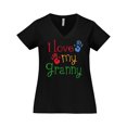 thumbnail image 1 of Inktastic I Love My Granny Women's Plus Size V-Neck T-Shirt, 1 of 5