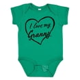 thumbnail image 1 of Inktastic I Love My Granny in Black Chalk Heart Boys or Girls Baby Bodysuit, 1 of 5