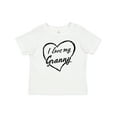 thumbnail image 1 of Inktastic I Love My Granny in Black Chalk Heart Boys or Girls Baby T-Shirt, 1 of 5