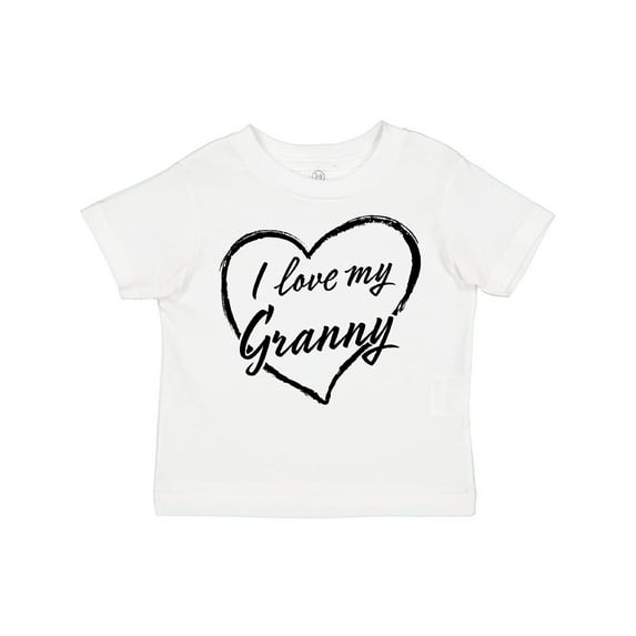 Inktastic I Love My Granny in Black Chalk Heart Boys or Girls Toddler T-Shirt