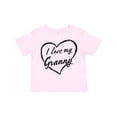 thumbnail image 1 of Inktastic I Love My Granny in Black Chalk Heart Boys or Girls Toddler T-Shirt, 1 of 5