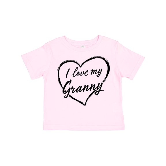Inktastic I Love My Granny in Black Chalk Heart Boys or Girls Toddler T-Shirt