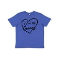 thumbnail image 1 of Inktastic I Love My Granny in Black Chalk Heart Youth T-Shirt, 1 of 5