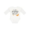 thumbnail image 1 of Inktastic I Love My Granny to the Moon and Back Boys or Girls Long Sleeve Baby Bodysuit, 1 of 5