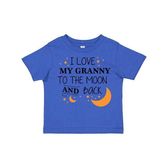 Inktastic I Love My Granny to the Moon and Back Boys or Girls Toddler T-Shirt