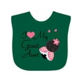 thumbnail image 1 of Inktastic I Love My Great Aunt Girls Baby Bib, 1 of 4