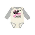 thumbnail image 1 of Inktastic I Love My Great Aunt-breast Cancer Awareness Boys or Girls Long Sleeve Baby Bodysuit, 1 of 5