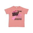 thumbnail image 1 of Inktastic I Love My Great Aunt-breast Cancer Awareness Boys or Girls Toddler T-Shirt, 1 of 5