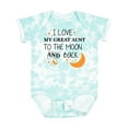 thumbnail image 1 of Inktastic I Love My Great Aunt to the Moon and Back Boys or Girls Baby Bodysuit, 1 of 5