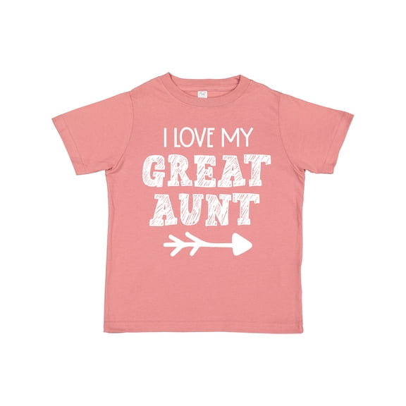 Inktastic I Love My Great Aunt with Arrow Boys or Girls Toddler T-Shirt