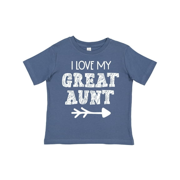 Inktastic I Love My Great Aunt with Arrow Boys or Girls Toddler T-Shirt