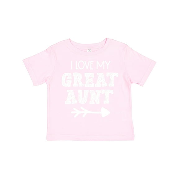 Inktastic I Love My Great Aunt with Arrow Boys or Girls Toddler T-Shirt