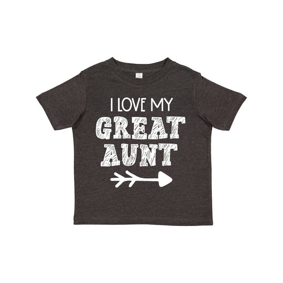 Inktastic I Love My Great Aunt with Arrow Boys or Girls Toddler T-Shirt
