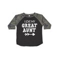 thumbnail image 1 of Inktastic I Love My Great Aunt with Arrow Boys or Girls Toddler T-Shirt, 1 of 5