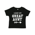 thumbnail image 1 of Inktastic I Love My Great Aunt with Arrow Boys or Girls Toddler T-Shirt, 1 of 5
