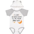 thumbnail image 1 of Inktastic I Love My Great Auntie to the Moon and Back Boys or Girls Baby Bodysuit, 1 of 5
