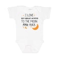 thumbnail image 1 of Inktastic I Love My Great Auntie to the Moon and Back Boys or Girls Baby Bodysuit, 1 of 5