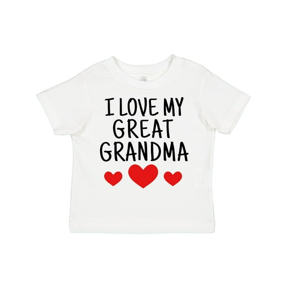Inktastic I Love My Great Grandma Boys or Girls Toddler T-Shirt