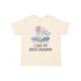 thumbnail image 1 of Inktastic I Love My Great Grandma Cute Elephants in Night Sky Boys or Girls Toddler T-Shirt, 1 of 5