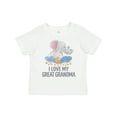 thumbnail image 1 of Inktastic I Love My Great Grandma Cute Elephants in Night Sky Boys or Girls Toddler T-Shirt, 1 of 5