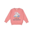 thumbnail image 1 of Inktastic I Love My Great Grandma Cute Elephants in Night Sky Toddler Sweatshirt, 1 of 4