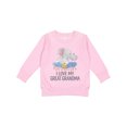 thumbnail image 1 of Inktastic I Love My Great Grandma Cute Elephants in Night Sky Toddler Sweatshirt, 1 of 4