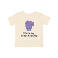 thumbnail image 1 of Inktastic I Love My Great Grandma Elephant Boys Baby T-Shirt, 1 of 5