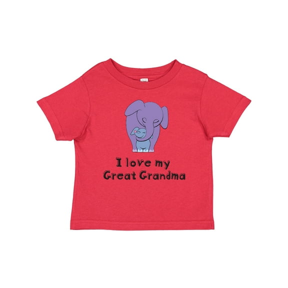 Inktastic I Love My Great Grandma Elephant Boys Baby T-Shirt
