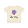 thumbnail image 1 of Inktastic I Love My Great Grandma Elephant Girls Baby T-Shirt, 1 of 5