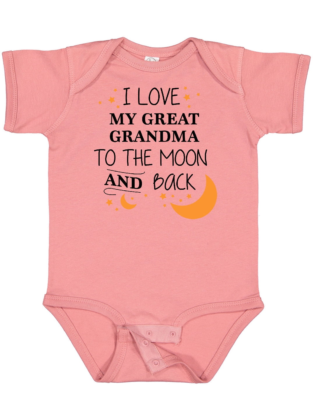 I Love My Godmother To The Moon & Back Baby Bodysuit - Cotton Onesie For Newborns